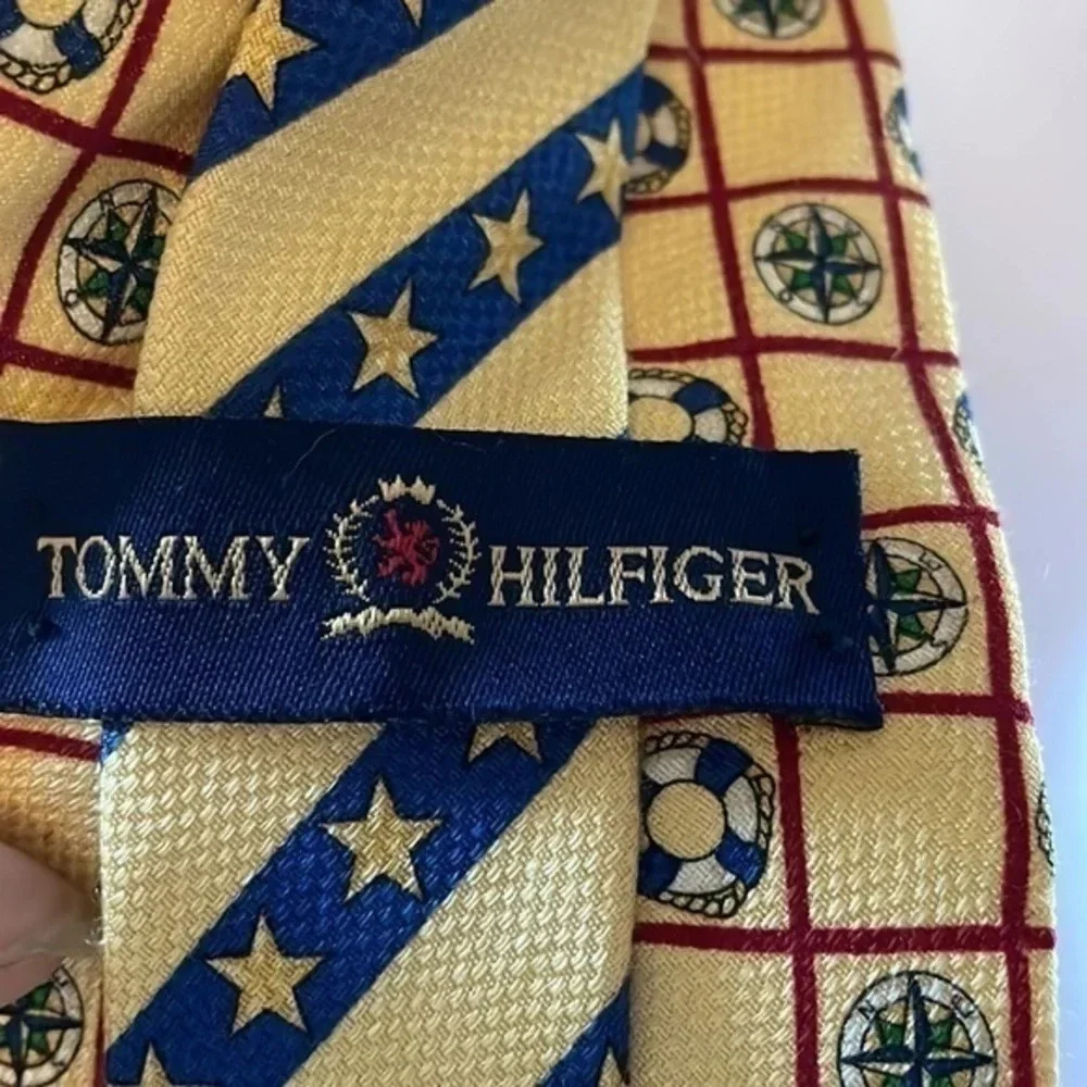Vintage Tommy Hilfiger Americana Patriotic Red Blue Stars‎ Preppy 59